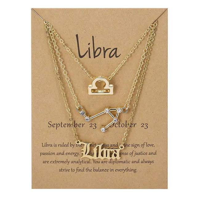 Zodiac Sign Necklace - GlimmaStyle