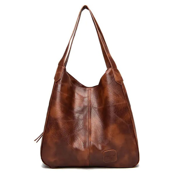 Vintage PU Leather Handbag For Women - GlimmaStyle