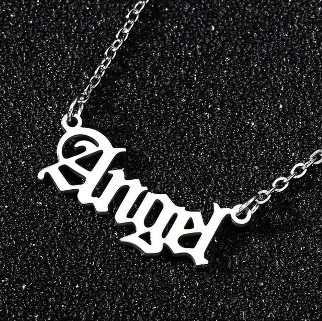 Rapper Letter Necklace - GlimmaStyle