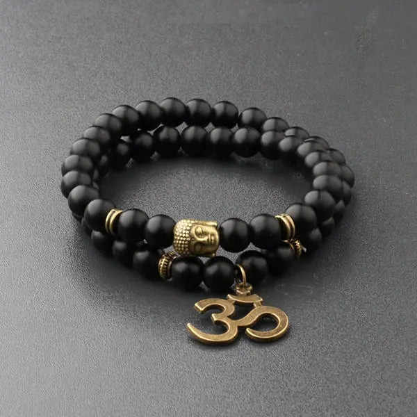 Charm Retro Buddha Bead Bracelet - GlimmaStyle