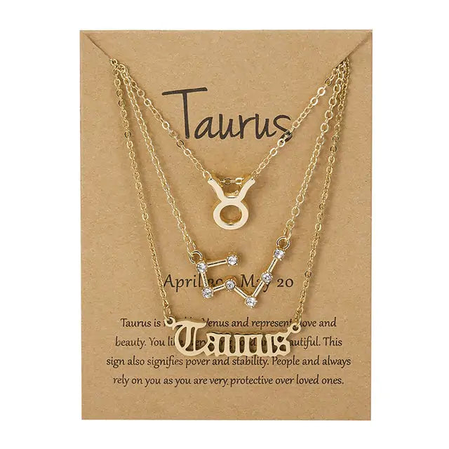 Zodiac Sign Necklace - GlimmaStyle