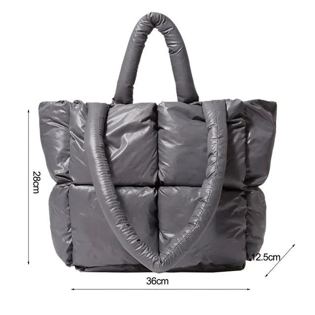 Fashion Large Tote Padded Handbags - GlimmaStyle