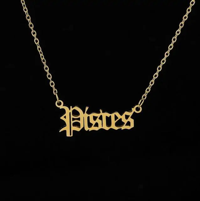 Rapper Letter Necklace - GlimmaStyle