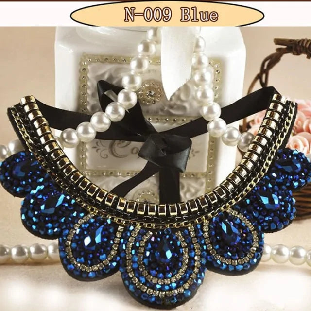 Fashionable Statement Choker Necklace - GlimmaStyle