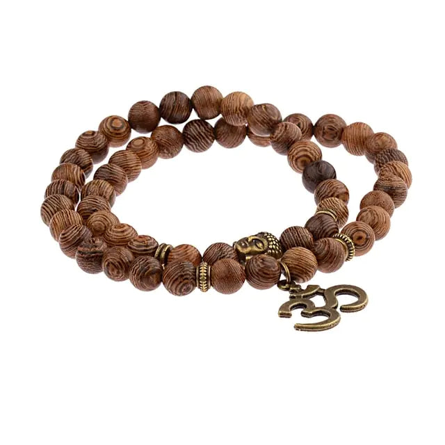 Charm Retro Buddha Bead Bracelet - GlimmaStyle