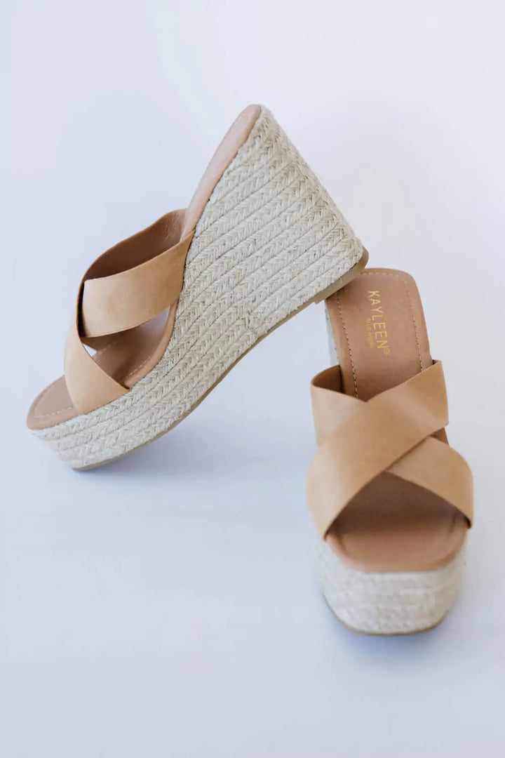 Espadrille Wedge Sandals - GlimmaStyle