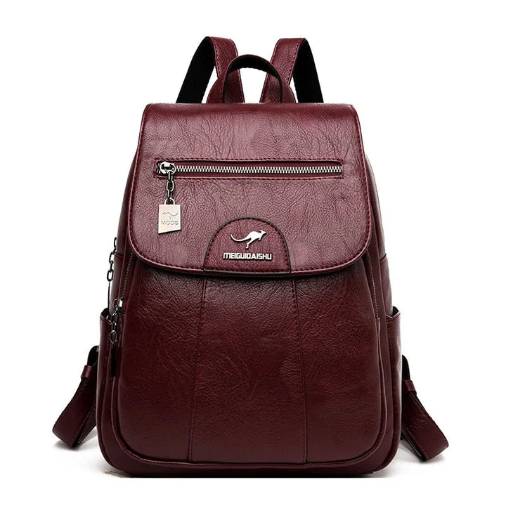 Leather Backpacks High Quality - GlimmaStyle