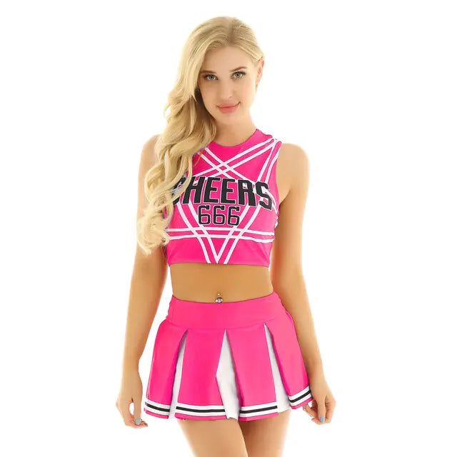 Cheerleader Costume Set - GlimmaStyle