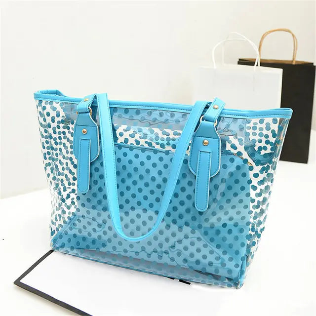 Candy Color Transparent Handbag - GlimmaStyle