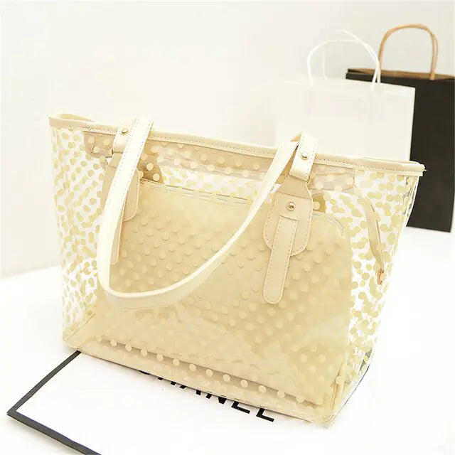 Candy Color Transparent Handbag - GlimmaStyle