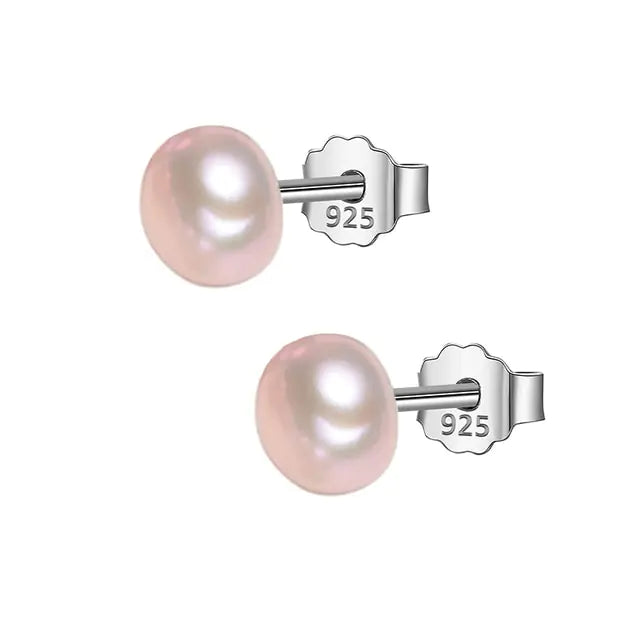 Baroque Pearl Stud Earrings - GlimmaStyle