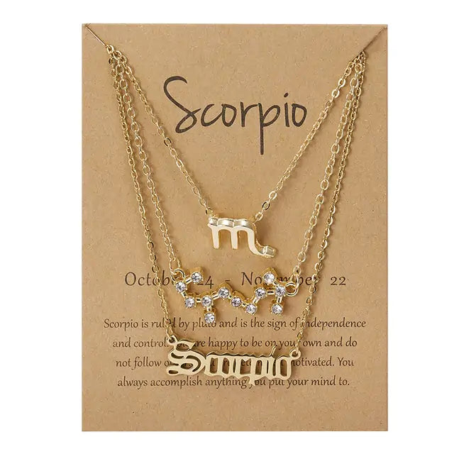 Zodiac Sign Necklace - GlimmaStyle