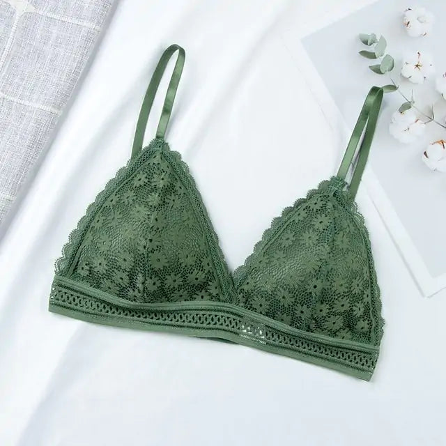 Sexy Floral Lace Bra - GlimmaStyle