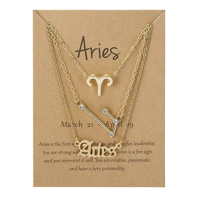 Zodiac Sign Necklace - GlimmaStyle