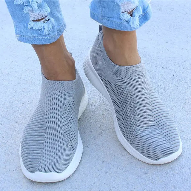 Lightweight Slip-On Sneakers for Women - GlimmaStyle