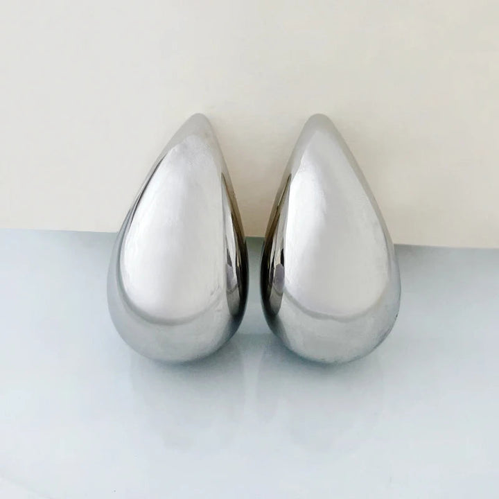 Silver Chunky Earrings