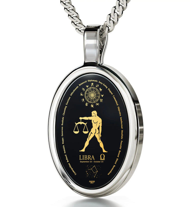 Libra Zodiac Necklace - GlimmaStyle