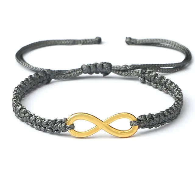 Infinity Charm Couple Bracelet - GlimmaStyle