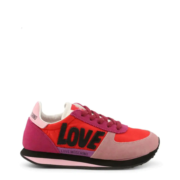 Red Love Suede Sneakers - GlimmaStyle