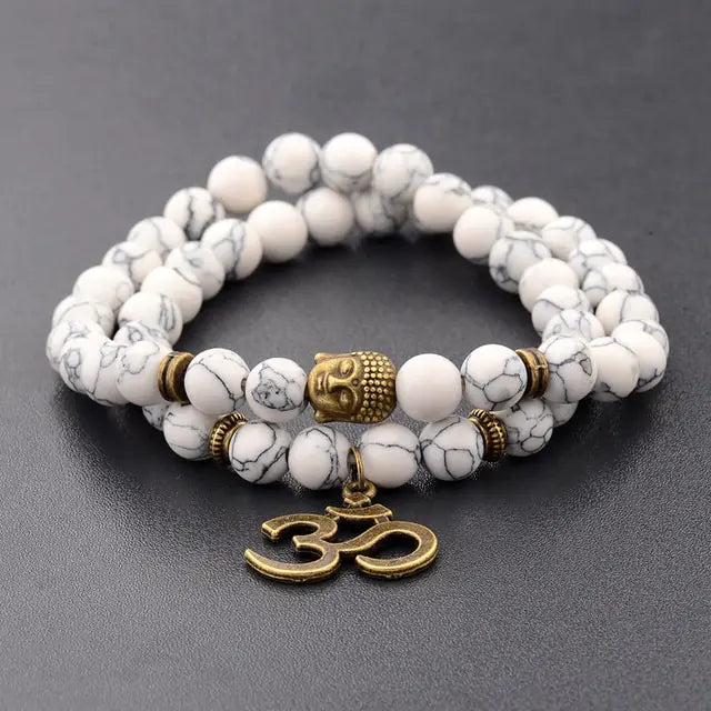 Charm Retro Buddha Bead Bracelet - GlimmaStyle