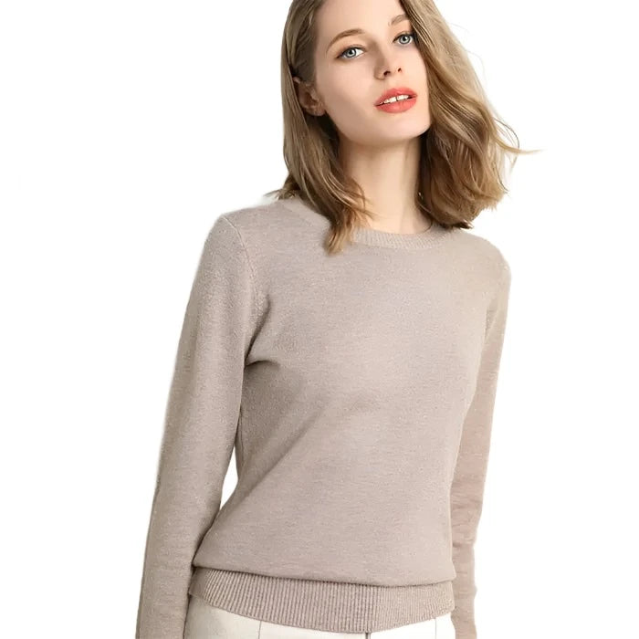 Knitted Pullover Women Sweater - GlimmaStyle