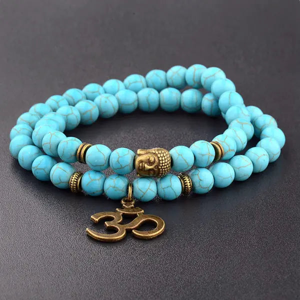 Charm Retro Buddha Bead Bracelet - GlimmaStyle