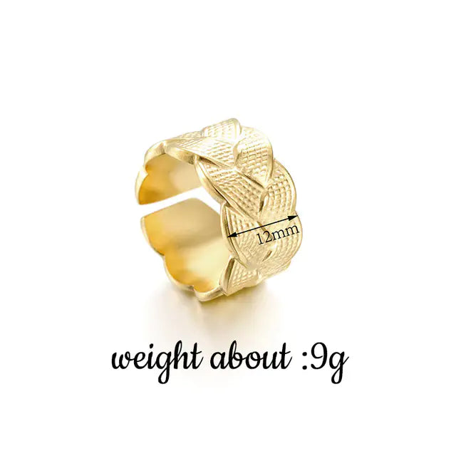 Gold Cocktail Ring - GlimmaStyle