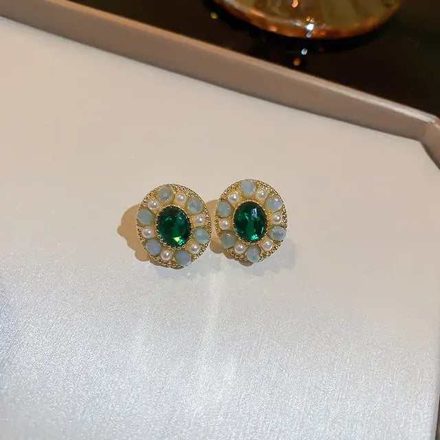 Winter Color Crystal Earrings - GlimmaStyle