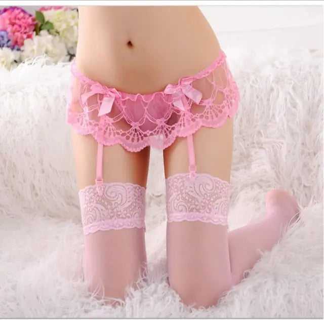 Thigh High Lace Stockings - GlimmaStyle