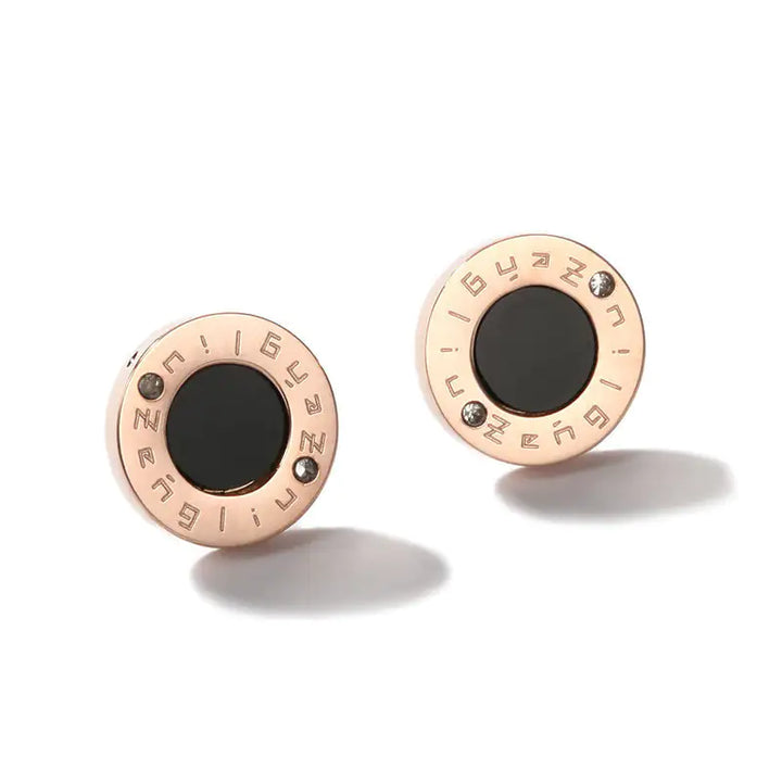 Midnight Black Studs - GlimmaStyle