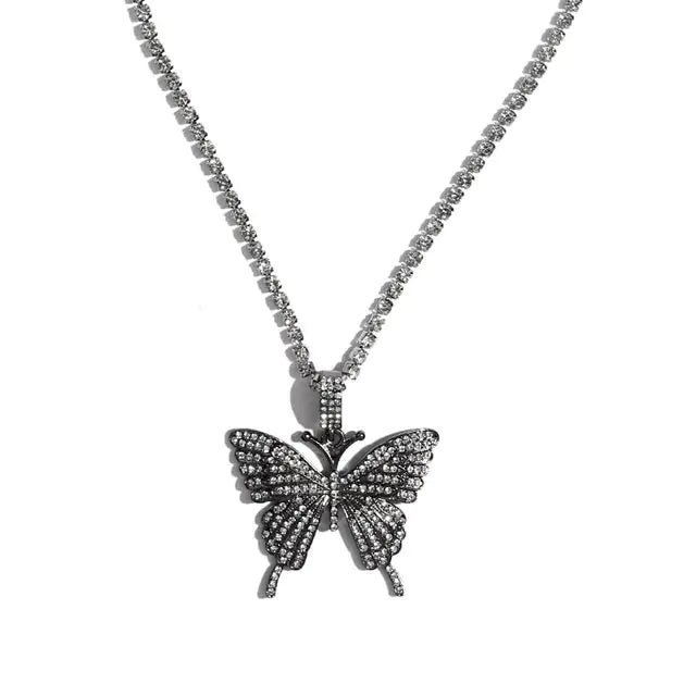 Butterfly Pendant Necklace - GlimmaStyle