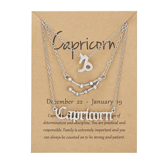 Zodiac Sign Necklace - GlimmaStyle