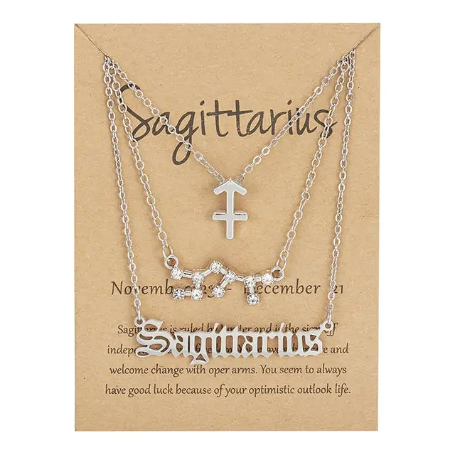 Zodiac Sign Necklace - GlimmaStyle