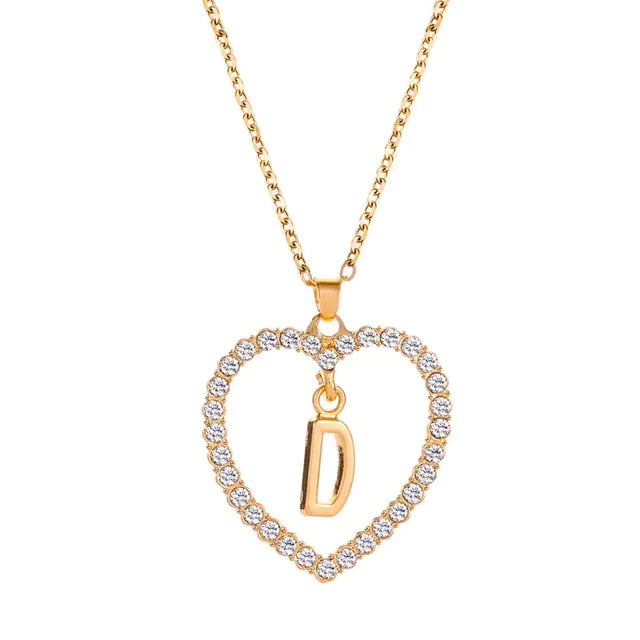 Initials Lette Necklace - GlimmaStyle