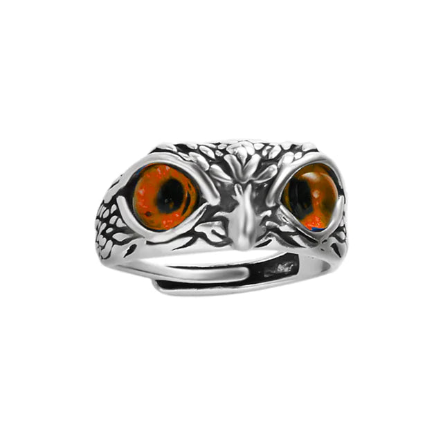 Adjustable  Owl Alloy Ring - GlimmaStyle