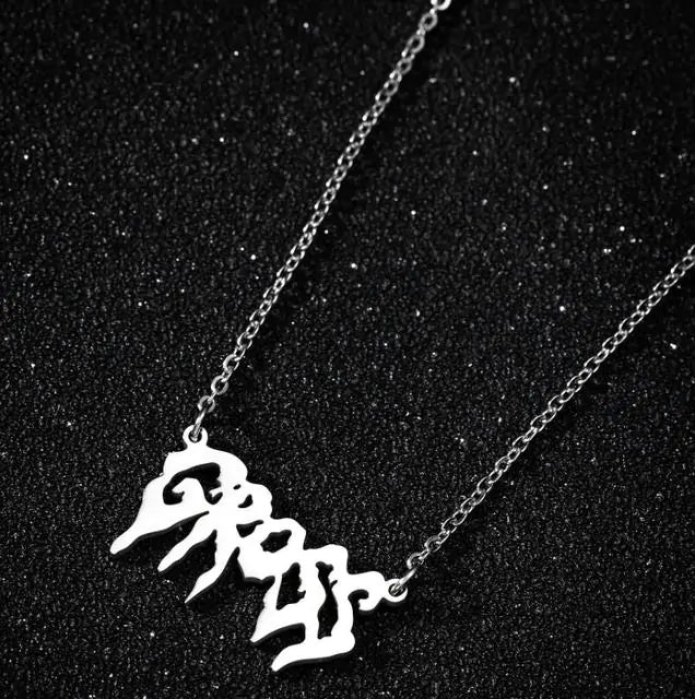 Rapper Letter Necklace - GlimmaStyle