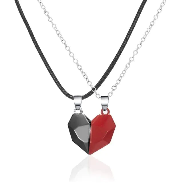 Korean Fashion Magnetic Couple Necklace - GlimmaStyle