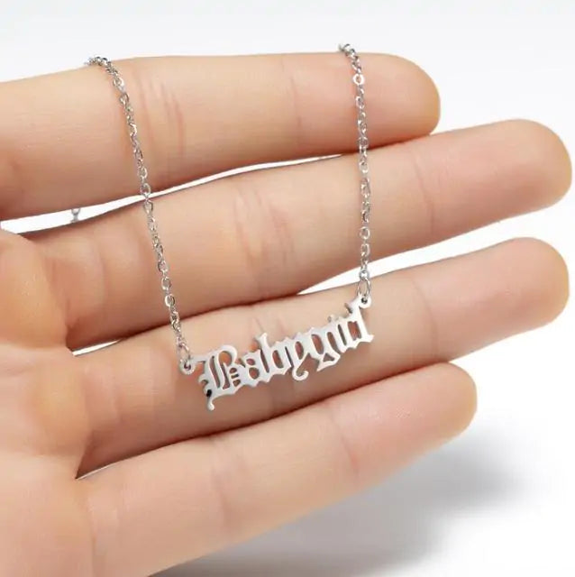 Rapper Letter Necklace - GlimmaStyle