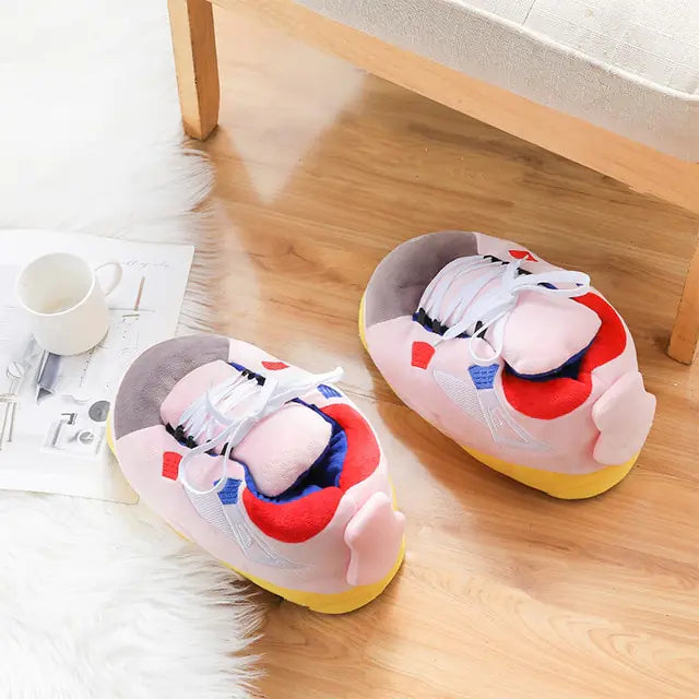 Winter Spoof Warm Home Cotton Slippers - GlimmaStyle