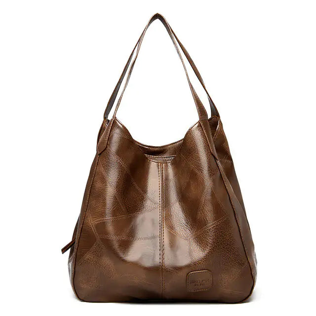 Vintage PU Leather Handbag For Women - GlimmaStyle