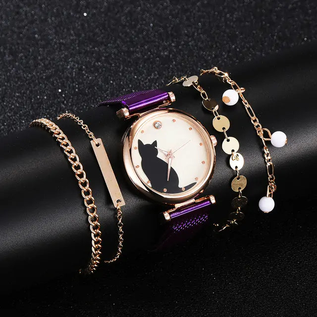 Fashion Watch Set for Women - GlimmaStyle