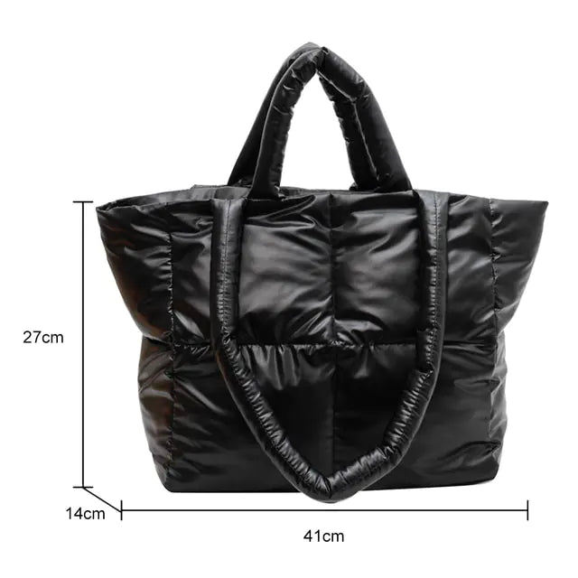 Fashion Large Tote Padded Handbags - GlimmaStyle