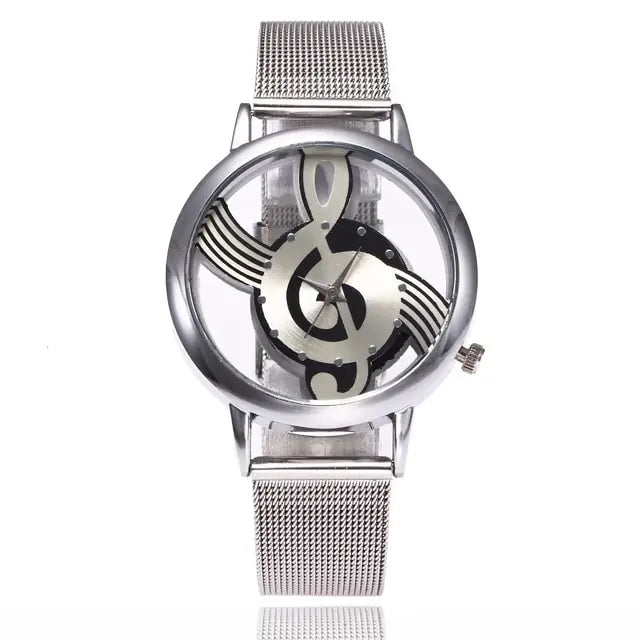 Women's Hollow Music Note Fashion Watch - GlimmaStyle