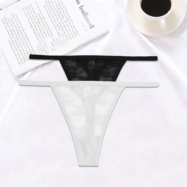 2PCS/Set Women Lace G-string Panties - GlimmaStyle