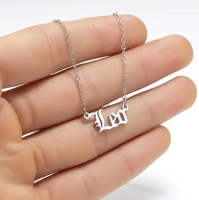 Zodiac Necklace Alphabet - GlimmaStyle