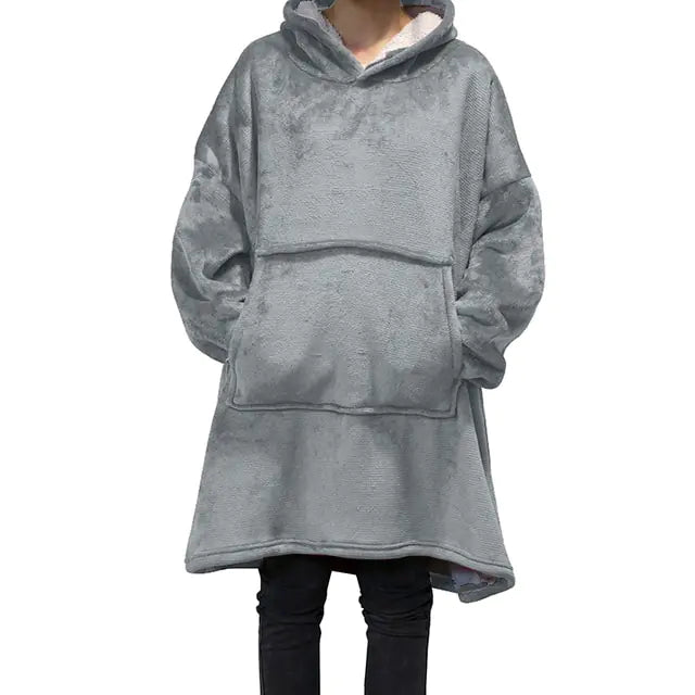 Blanket Hoodie Oversized - GlimmaStyle