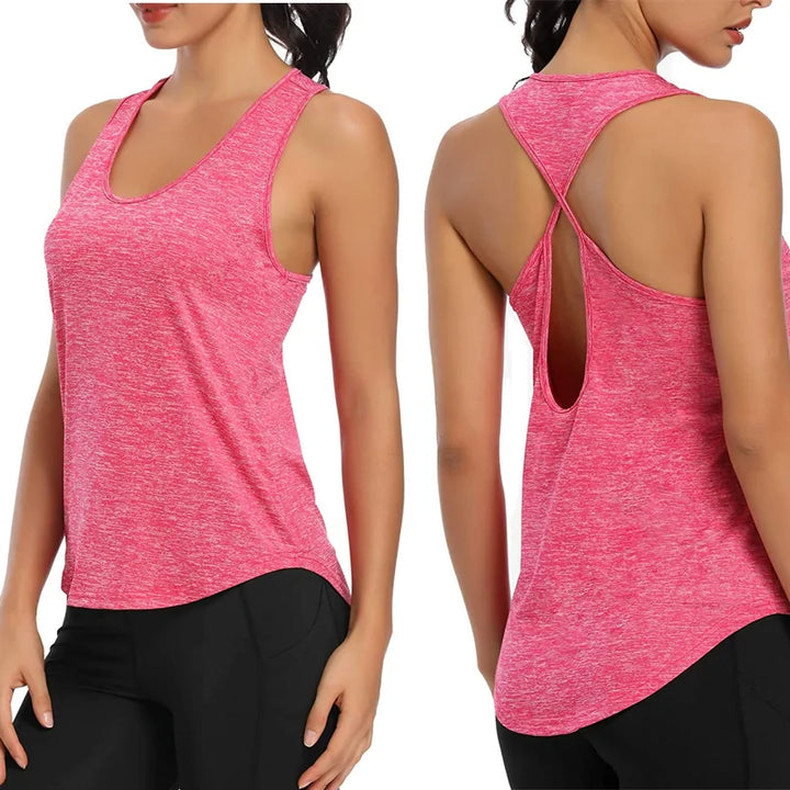 Running Vest Fitness Yoga Shirts - GlimmaStyle