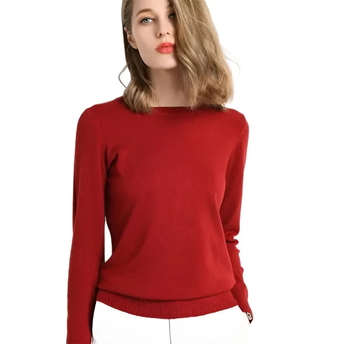 Knitted Pullover Women Sweater - GlimmaStyle