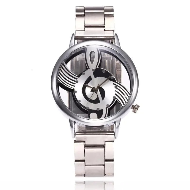 Women's Hollow Music Note Fashion Watch - GlimmaStyle