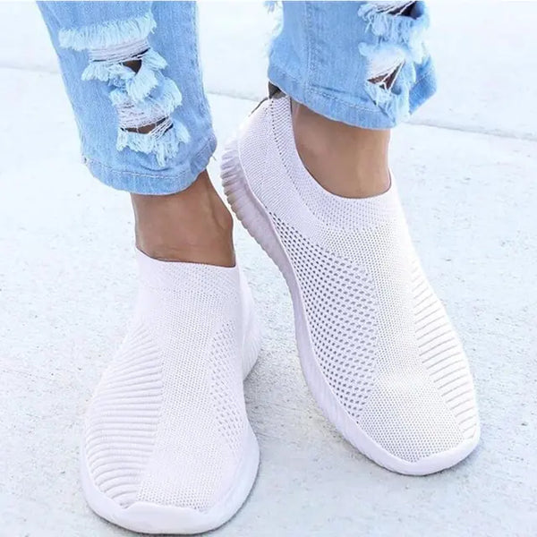 Lightweight Slip-On Sneakers for Women - GlimmaStyle